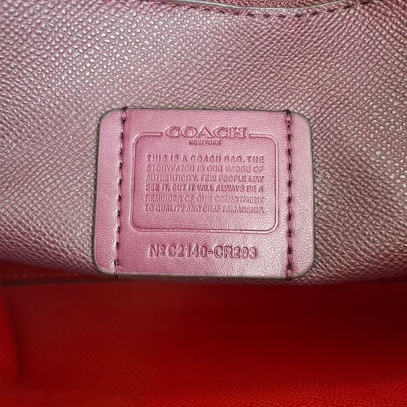 Coach Mollie Tote Bag 25 With Cherry Print - Picture 5 of 7